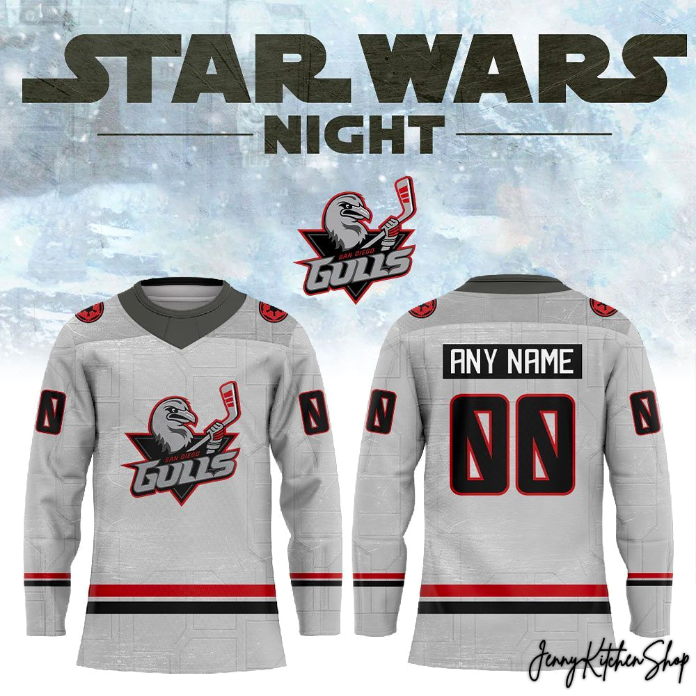 San Diego Gulls 2026 Star Wars Hockey Jersey