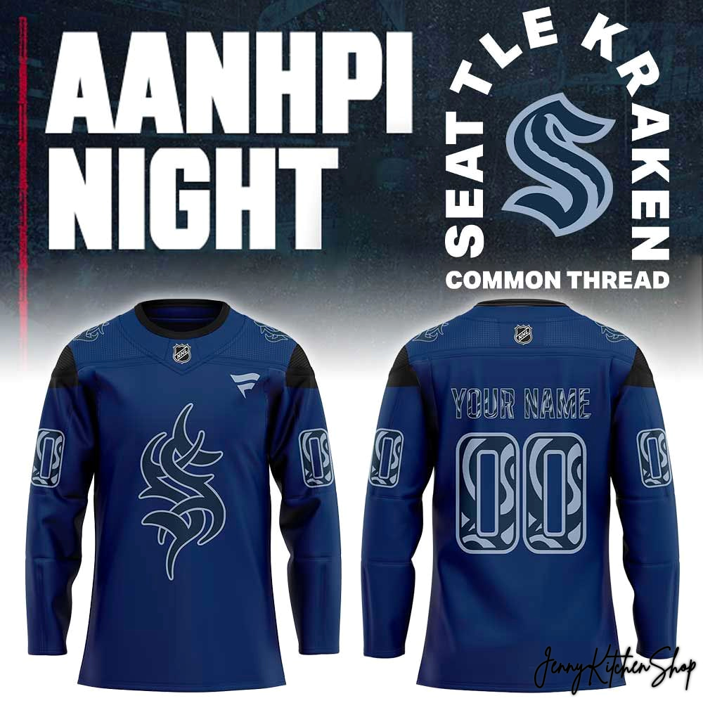 Seattle Kraken AANHPI Night 2026 Hockey Jersey