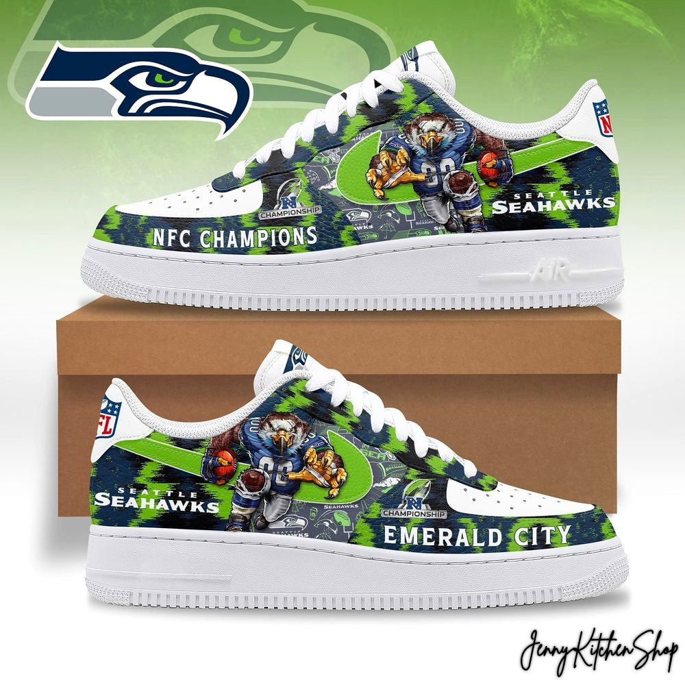 Seattle Seahawks NFC Champions 2025-26 Shoes