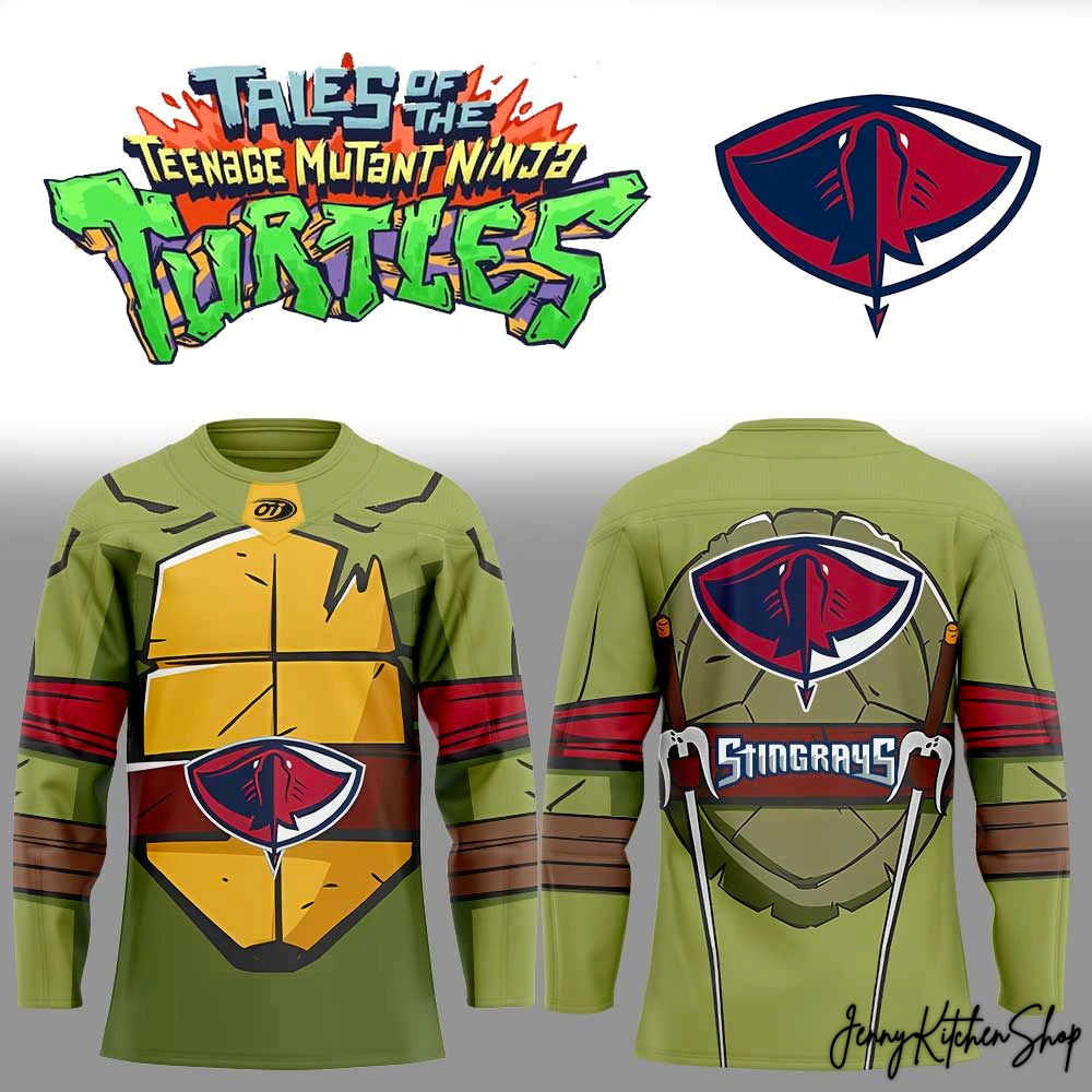 South Carolina Stingrays 2026 Teenage Mutant Ninja Special Jersey South Carolina Stingrays 2026 Teenage Mutant Ninja Special Jersey