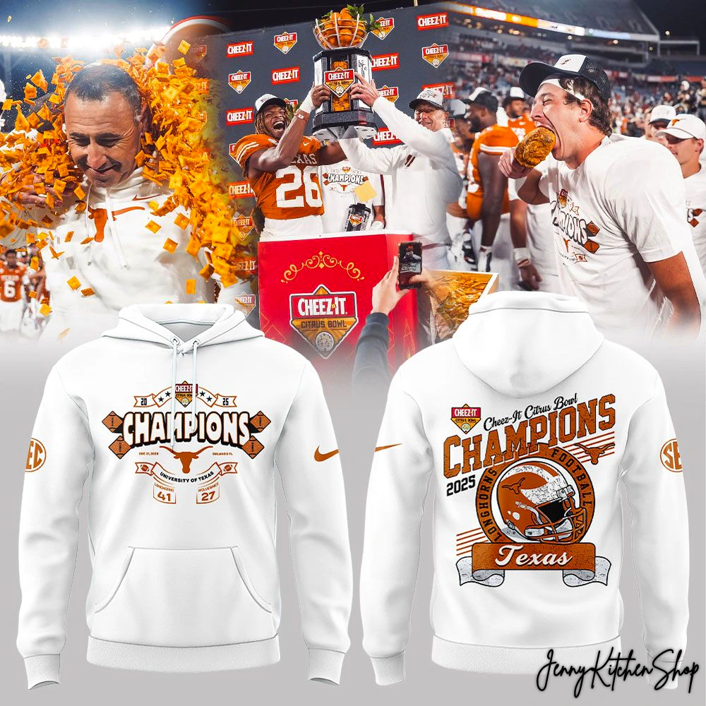 Texas Longhorns 2025 Cheez It Citrus Bowl Champions Shirt