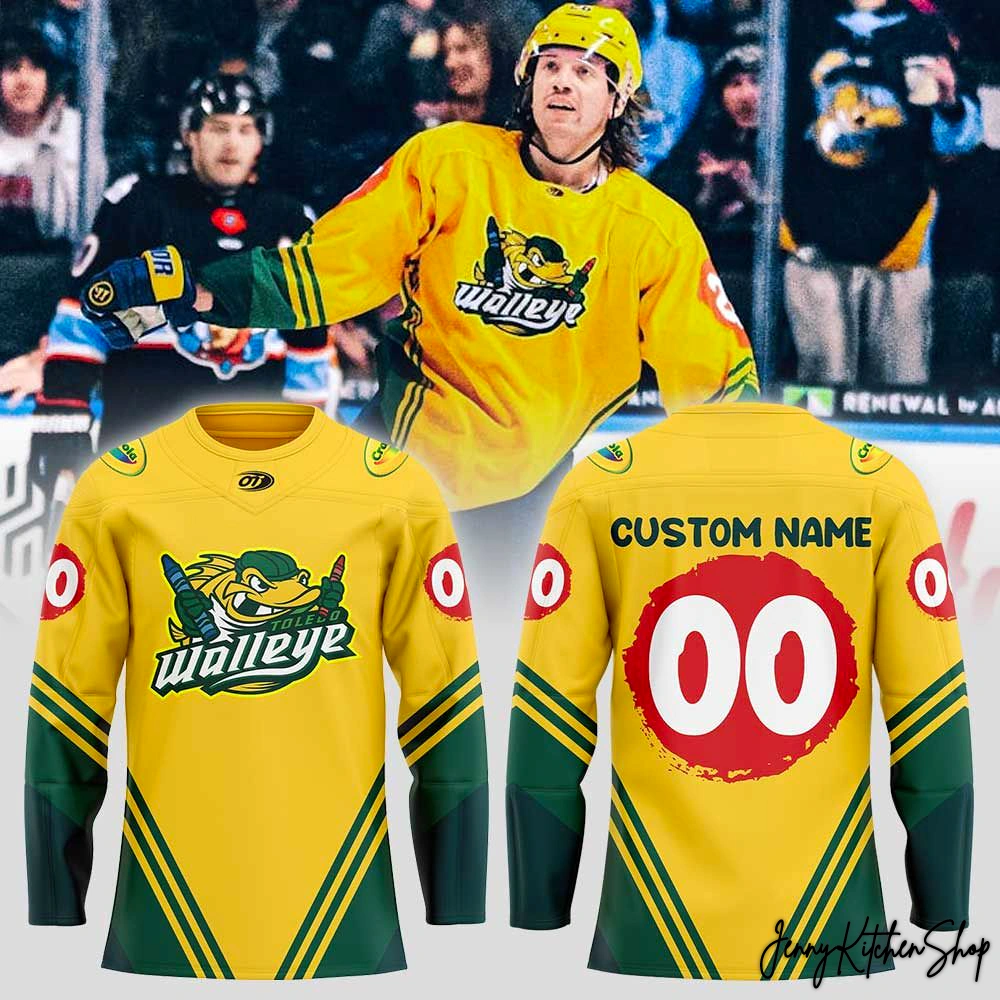 Toledo Walleye 2026 Our Box Of Crayons Hockey Jersey Toledo Walleye 2026 Our Box Of Crayons Hockey Jersey