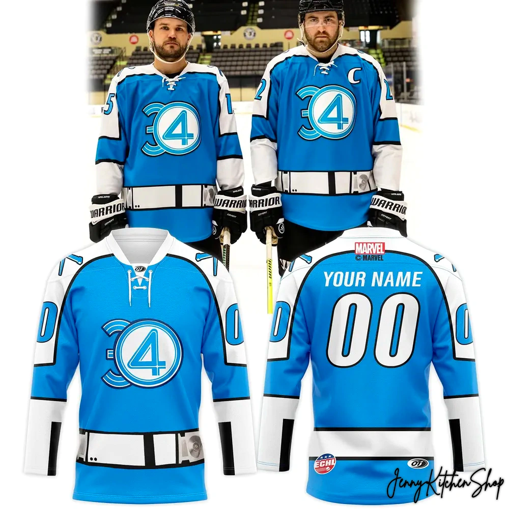 Wheeling Nailers x Marvel Super Hero Night 2026 Hockey Jersey