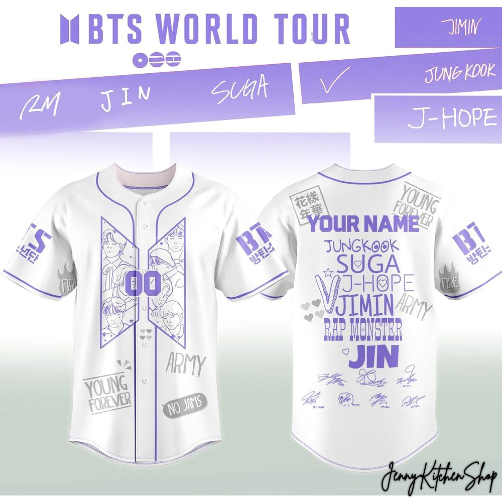 2026 BTS Comeback Tour Special Edition Jersey