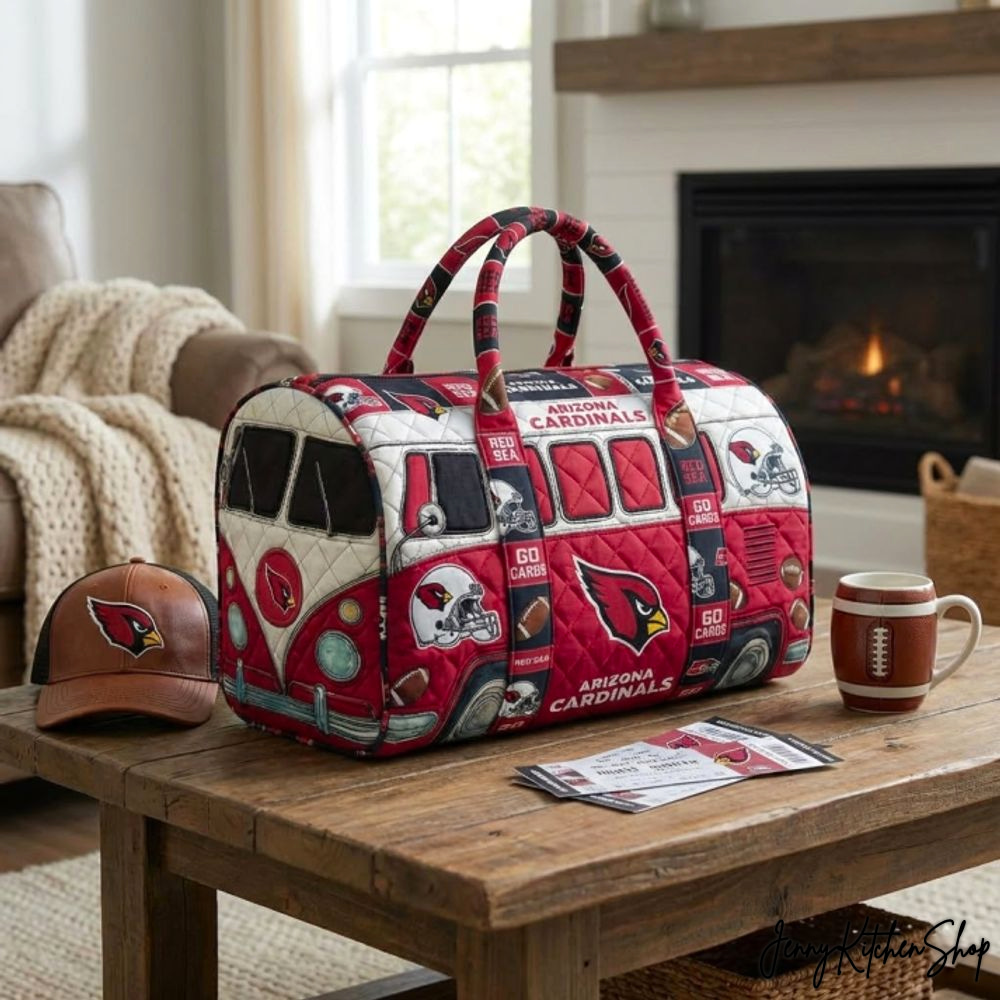 Arizona Cardinals Limited Edition Quilted Duffle Bag