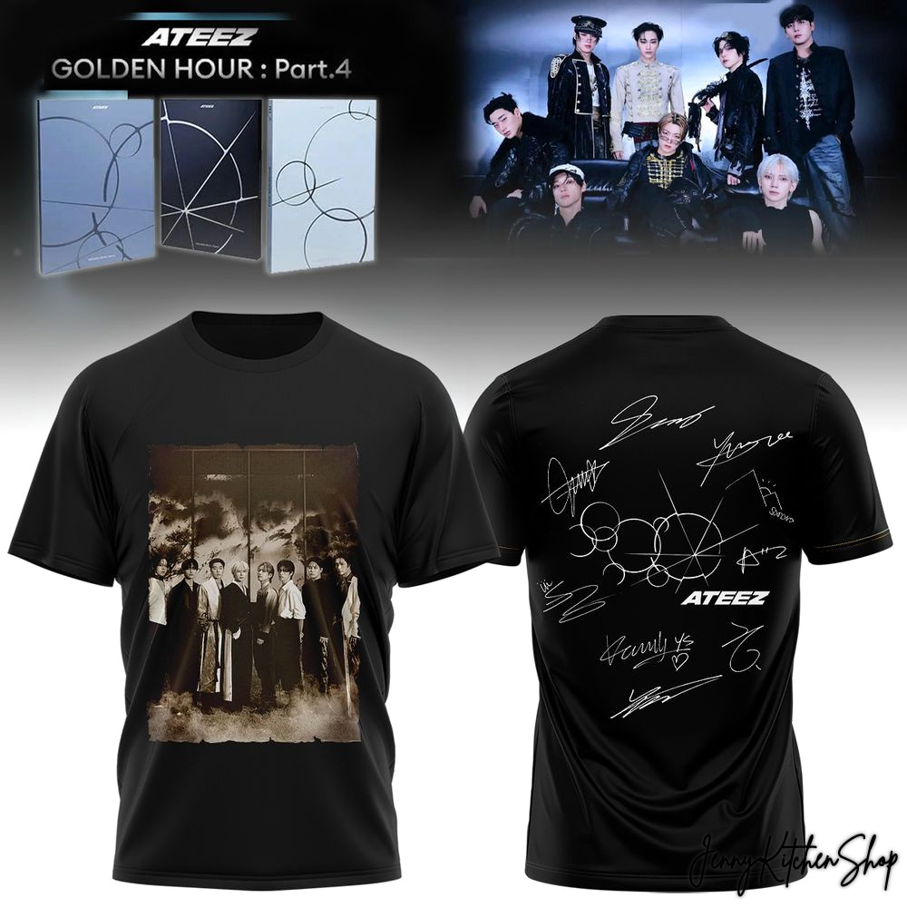 ATEEZ Golden Hour Signature Collection Shirt