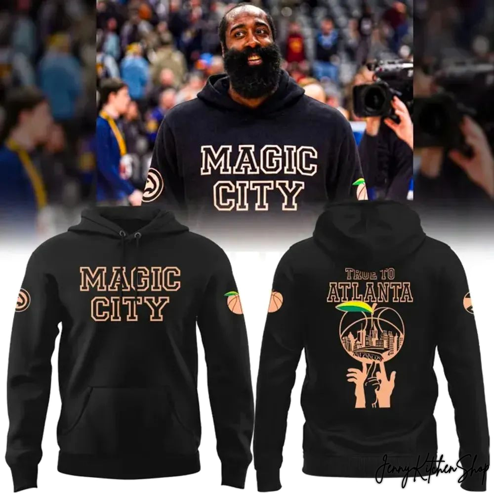 Atlanta Hawks Magic City 2026 Black Hoodie