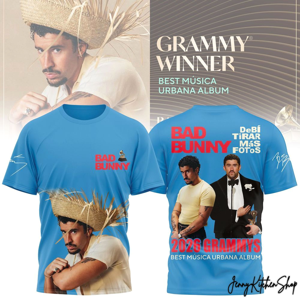 Bad Bunny 2026 Grammys Best Music Urbana Album Fans Shirt