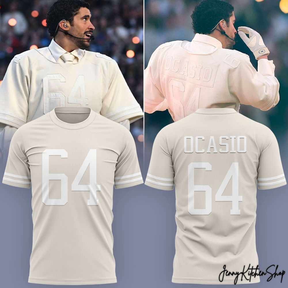 Bad Bunny Ocasio 64 Super Bowl Limited T-Shirt