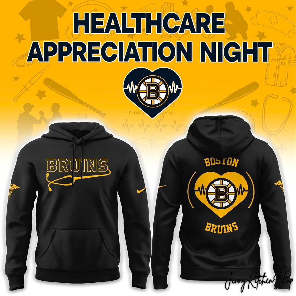 Boston Bruins Healthcare Appreciation Night 2026 Limited Hoodie