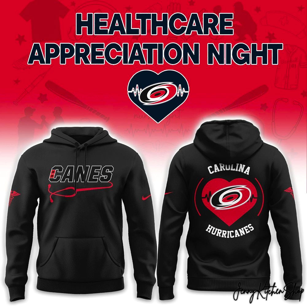 Carolina Hurricanes 2026 Healthcare Appreciation Night Limited Hoodie