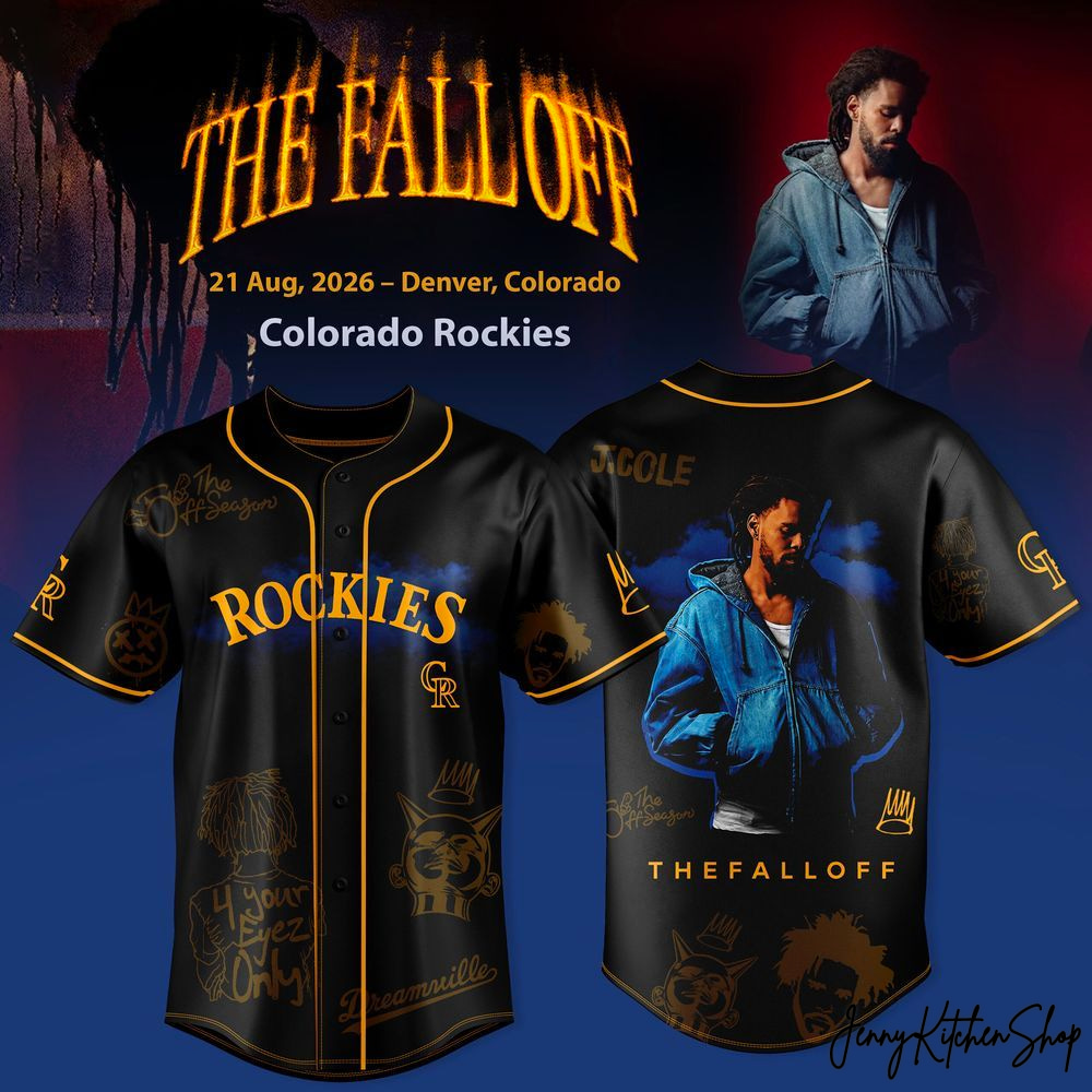Colorado Rockies x The Fall Off World Tour 2026 Baseball Jersey