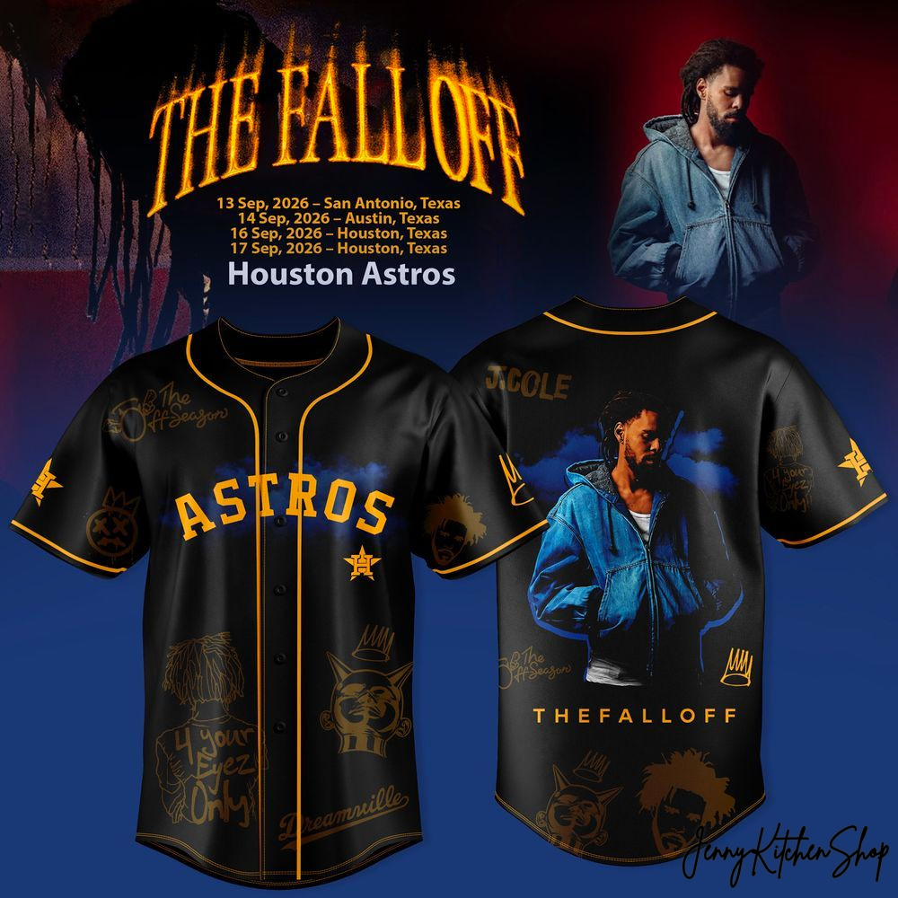 Houston Astros x The Fall Off World Tour 2026 Baseball Jersey