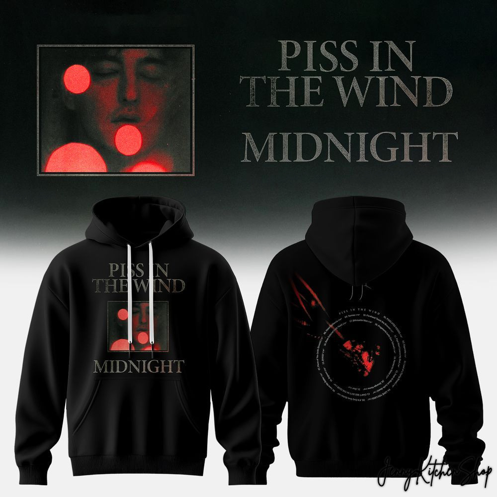 JOJI Piss In The Wind Midnight Graphic Hoodie