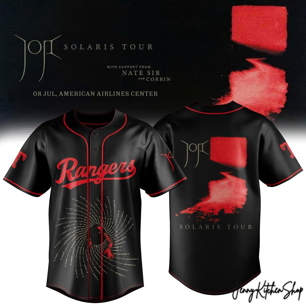 Joji x MLB Solaris Tour World 2026 Special Edition Baseball Jersey