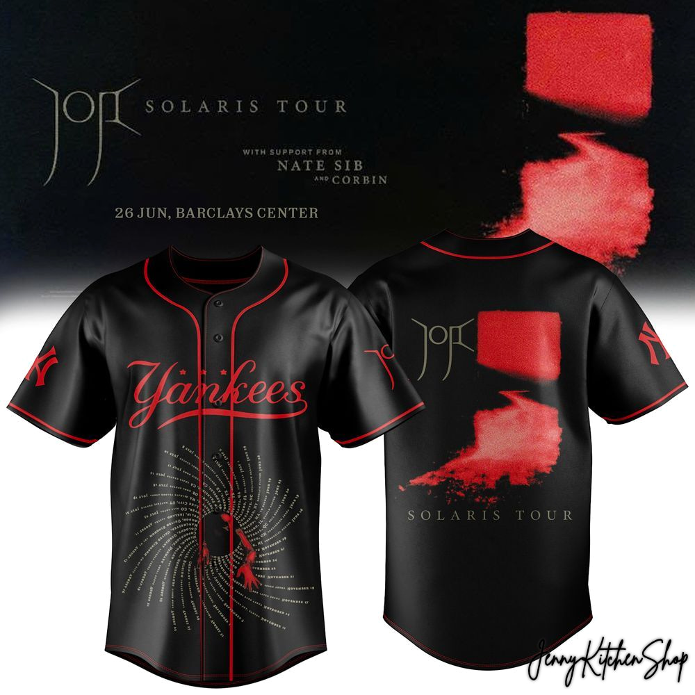 Joji X Mlb Solaris Tour World 2026 Special Edition Baseball Jersey 4 Joji x MLB Solaris Tour World 2026 Special Edition Baseball Jersey