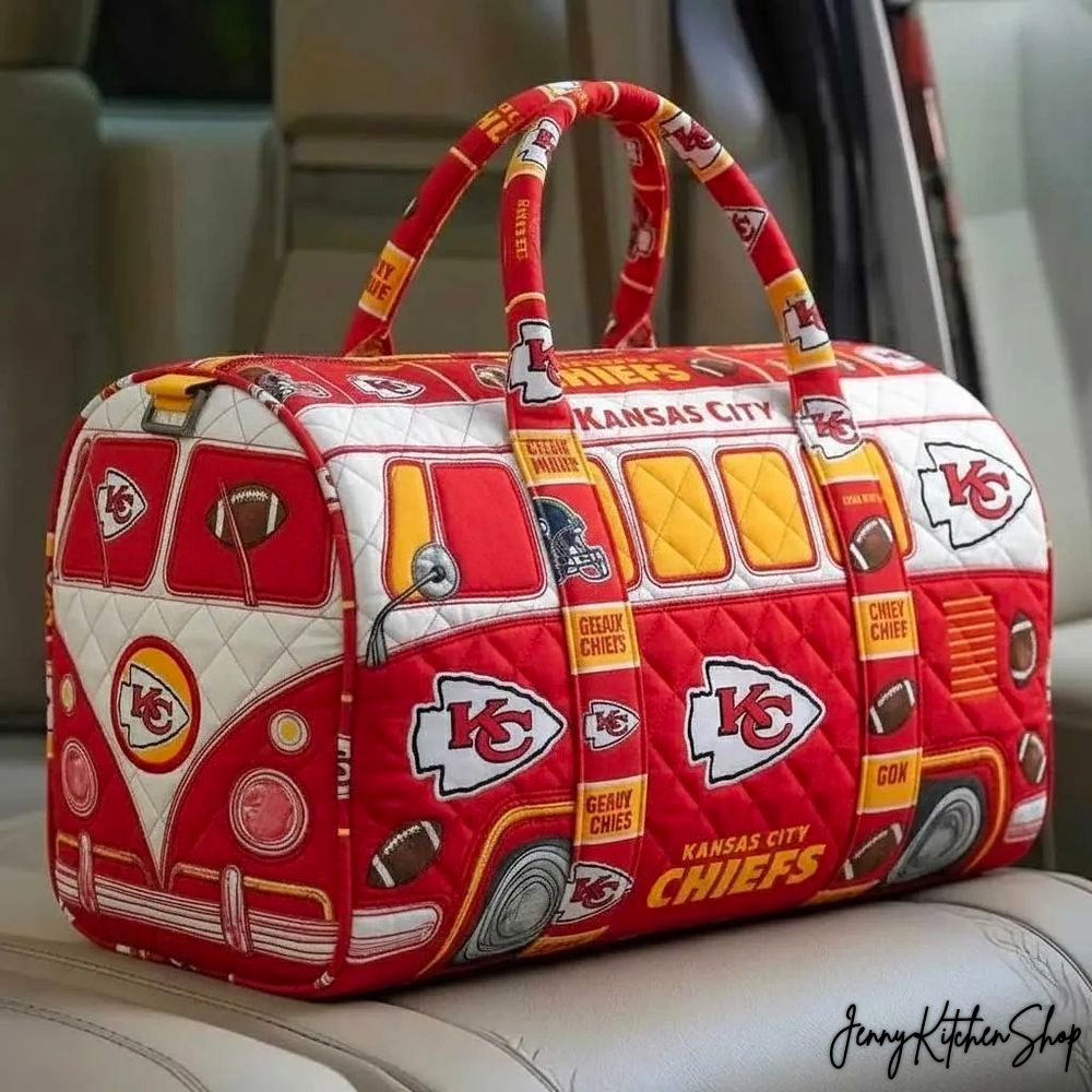 Kansas City Chiefs Limited Edition Quilted Duffle Bag