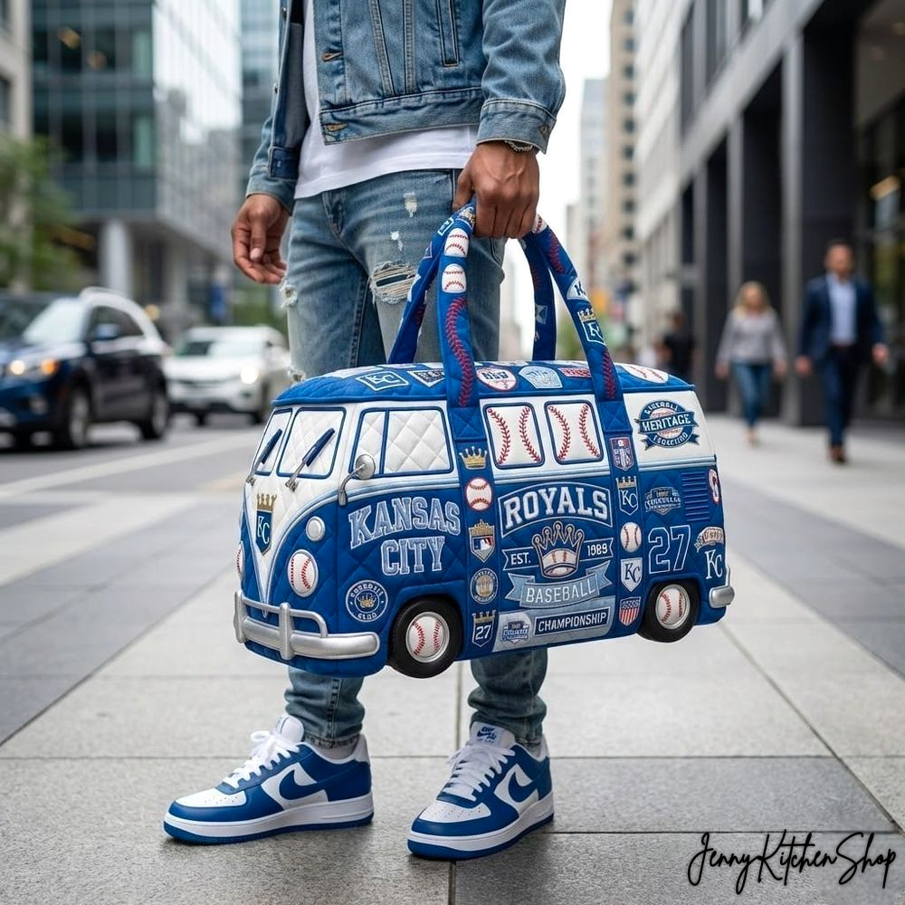 Kansas City Royals Quilted Duffle Bag