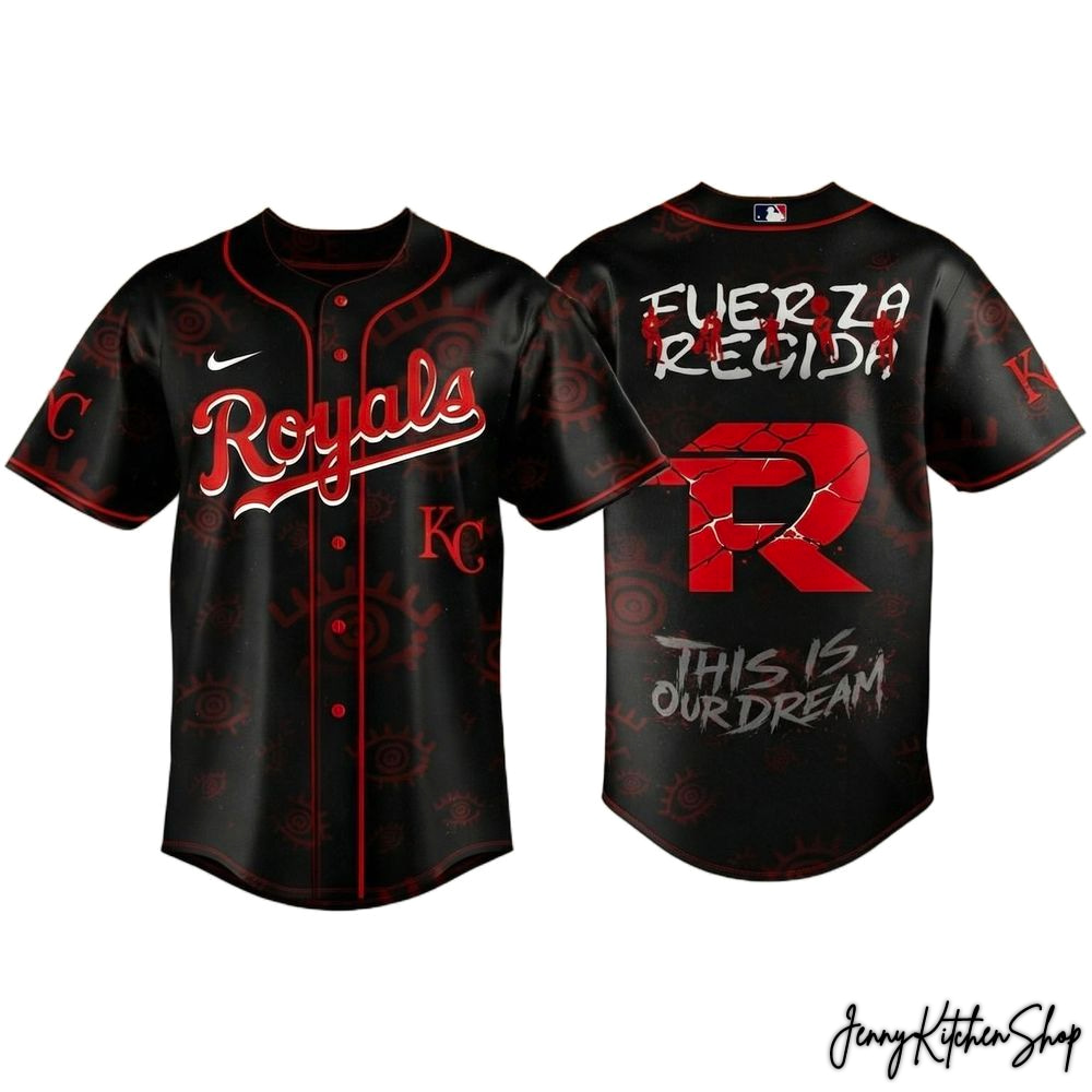 Kansas City Royals x Fuerza Regida 2026 This Is Our Dream Stadium Tour Jersey