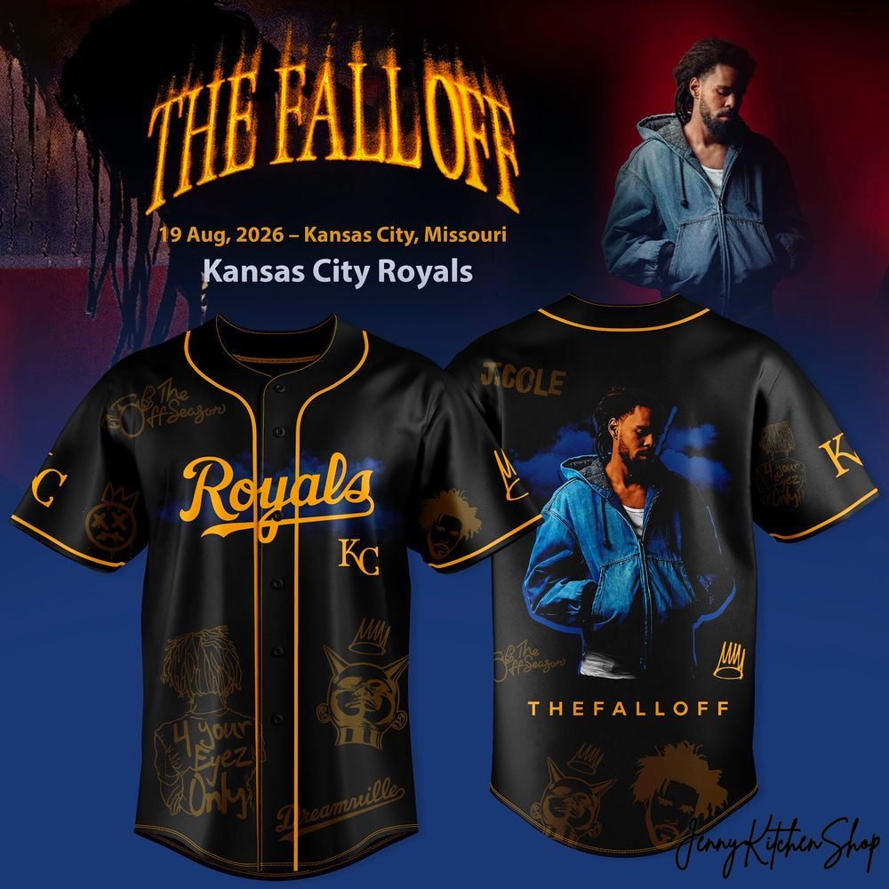 Kansas City Royals x The Fall Off World Tour 2026 Baseball Jersey