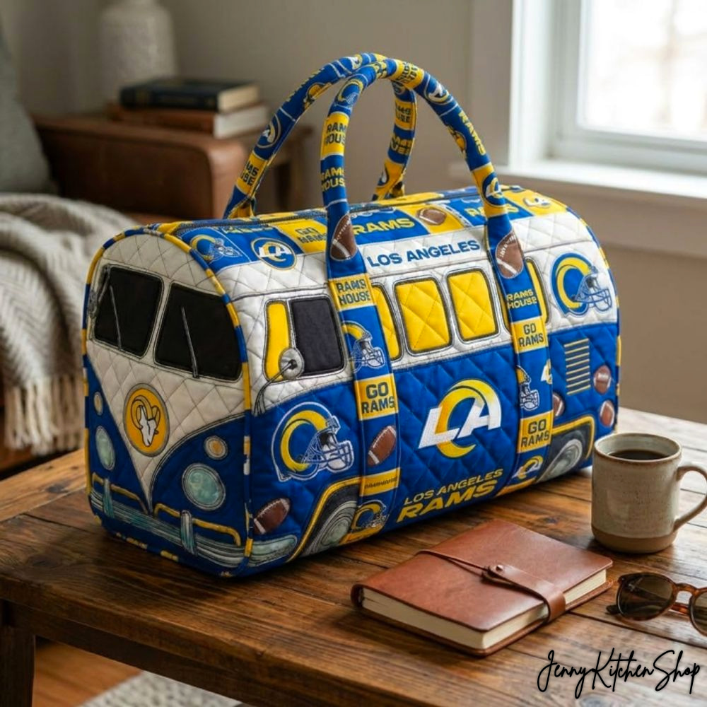 Los Angeles Rams Limited Edition Quilted Duffle Bag