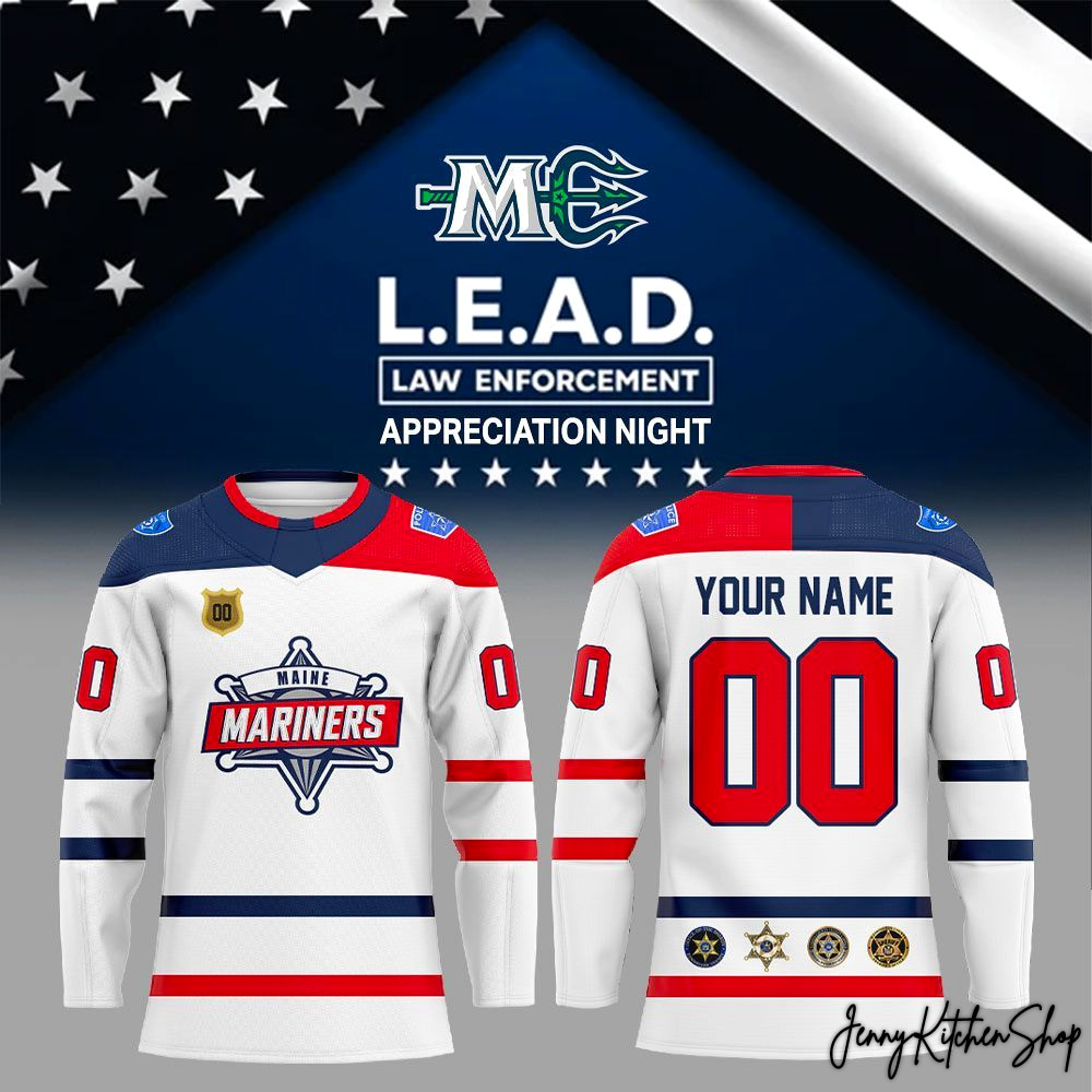 Maine Mariners Law Enforcement 2026 Night Hockey Jersey