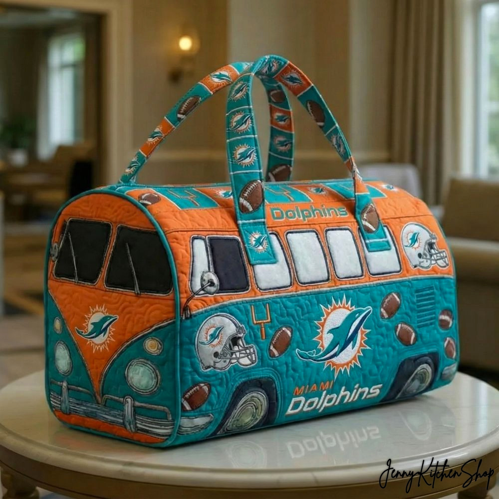 Miami Dolphins Game Day, Travel Day Duffle Bag