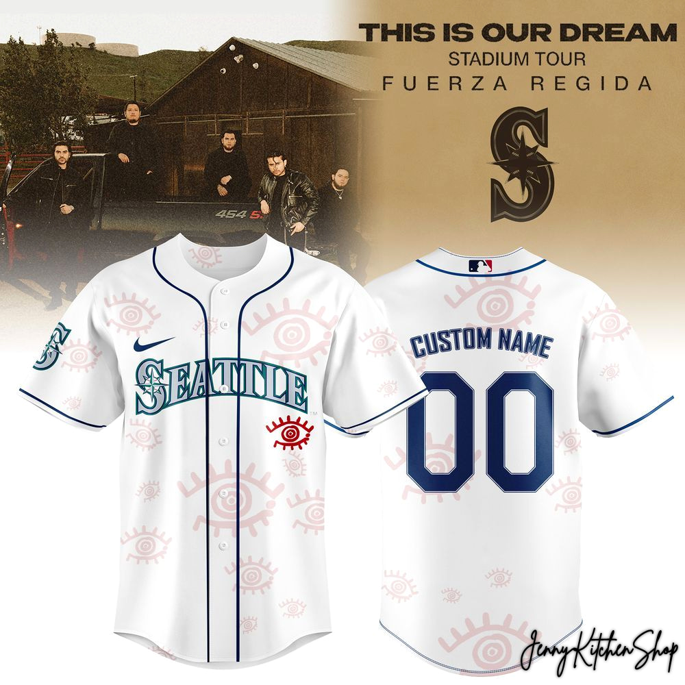 MLB x All Team Fuerza Regida This Is Our Dream Stadium Tour 2026 Limited White Jersey