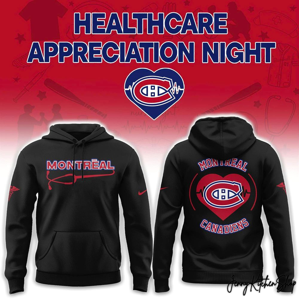 Montreal Canadiens Healthcare Appreciation Night 2026 Limited Hoodie