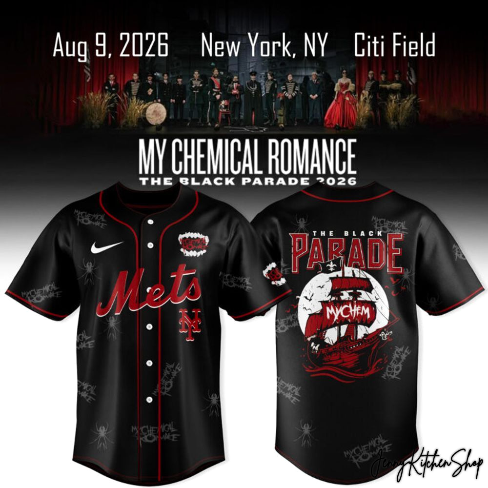 My Chemical Romance x New York Mets The Black Parade 2026 Jersey