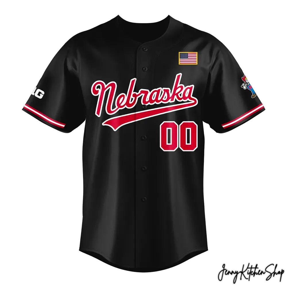 Nebraska Cornhuskers 2026 Back In Black Baseball Jersey