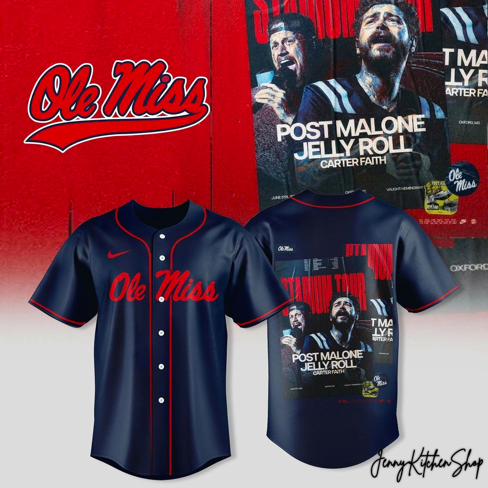 Ole Miss x Post Malone Stadium Tour 2026 Limited Jersey