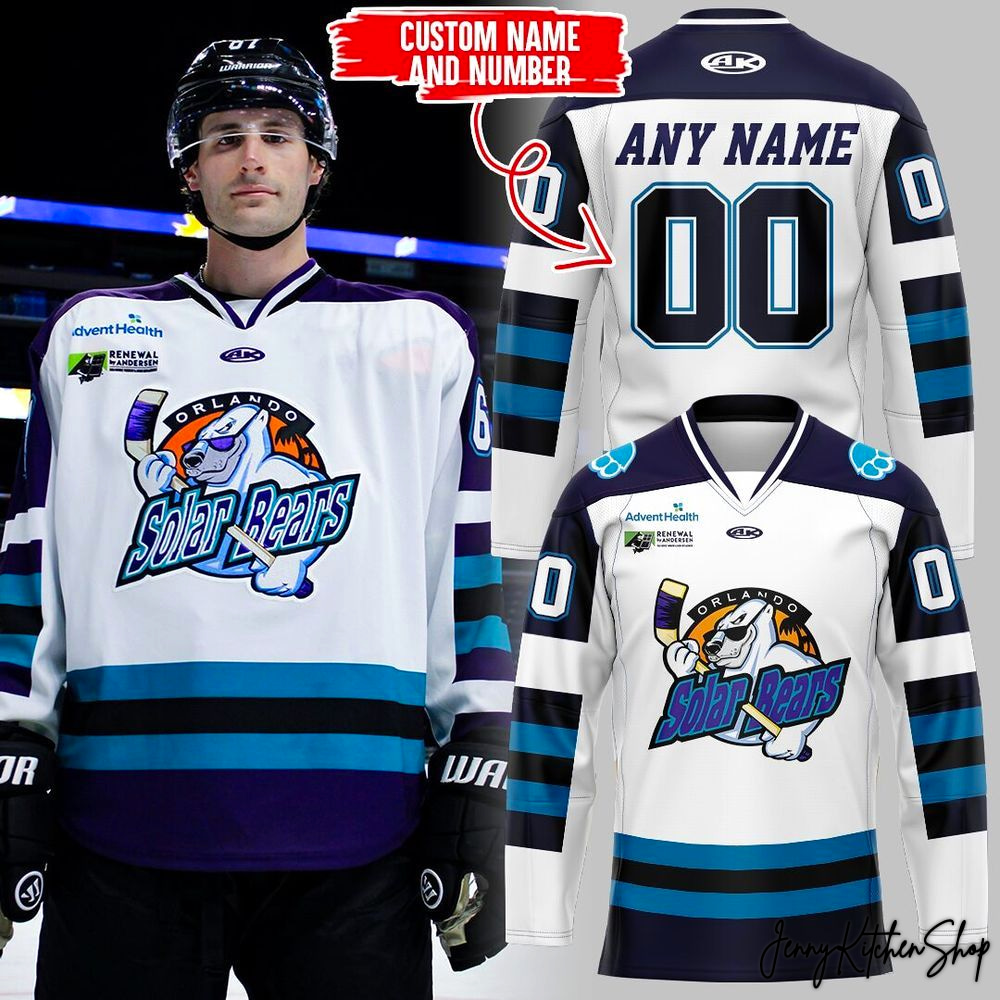 Orlando Solar Bears 25th Anniversary 2026 Hockey Jersey
