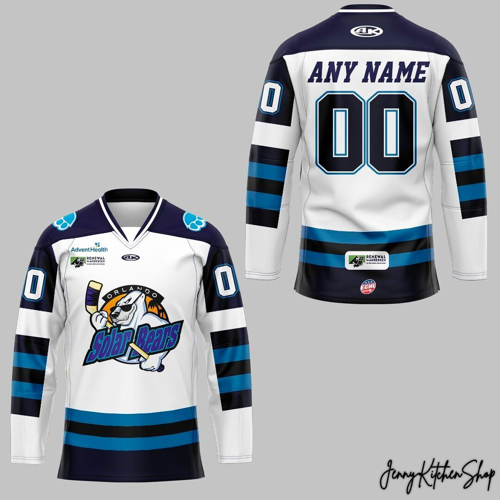Orlando Solar Bears 25th Anniversary 2026 Hockey Jersey