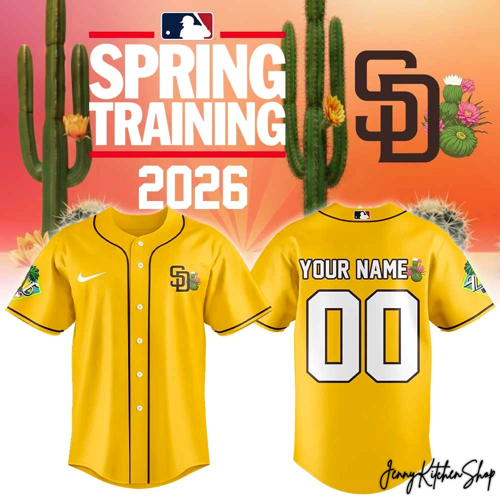 San Diego Padres Spring Training 2026 Baseball Jersey