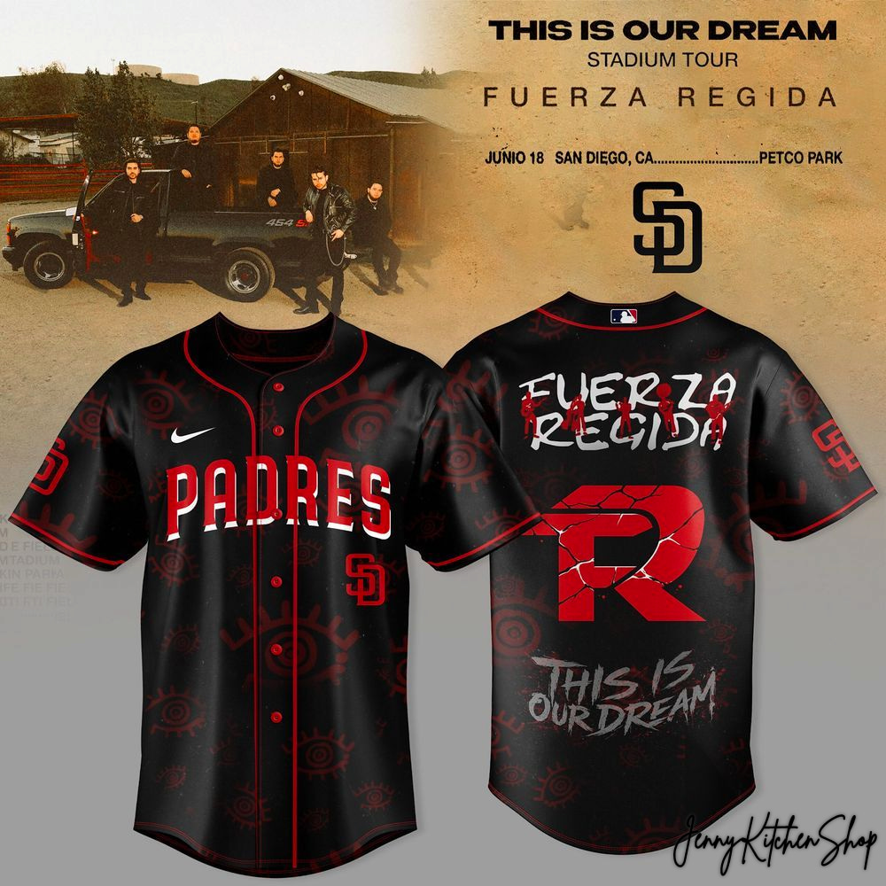San Diego Padres x Fuerza Regida 2026 This Is Our Dream Tour Jersey