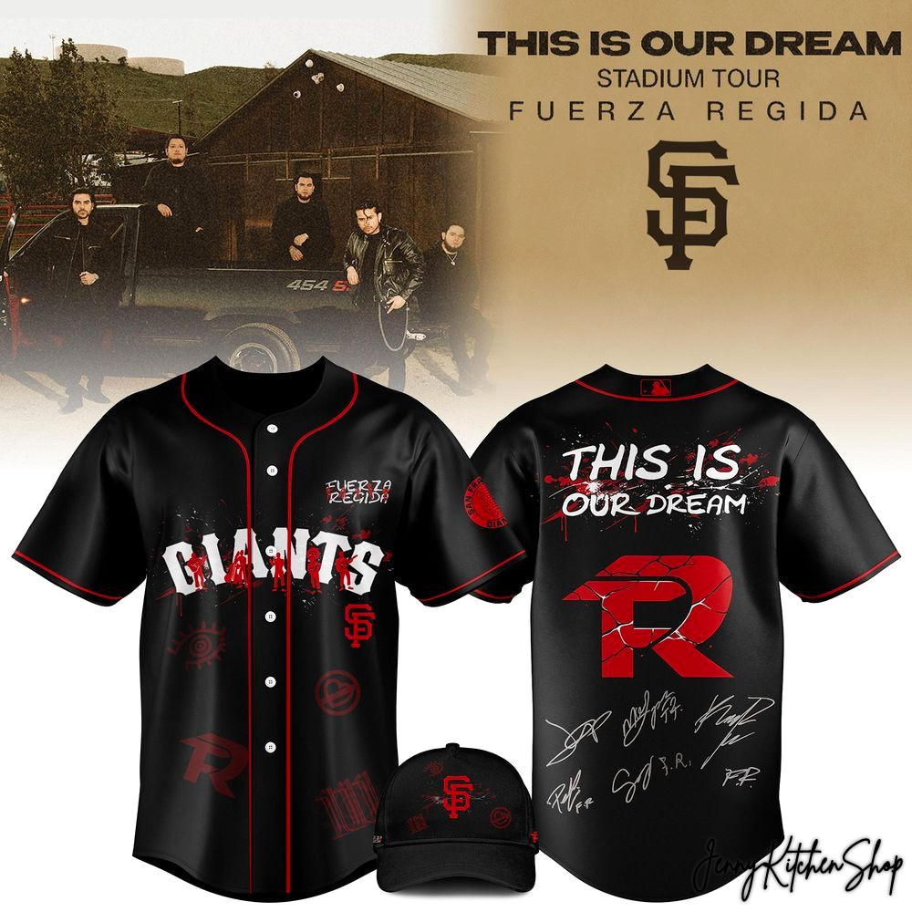 San Francisco Giants x Fuerza Regida This Is Our Dream Stadium Tour 2026 Signature Jersey