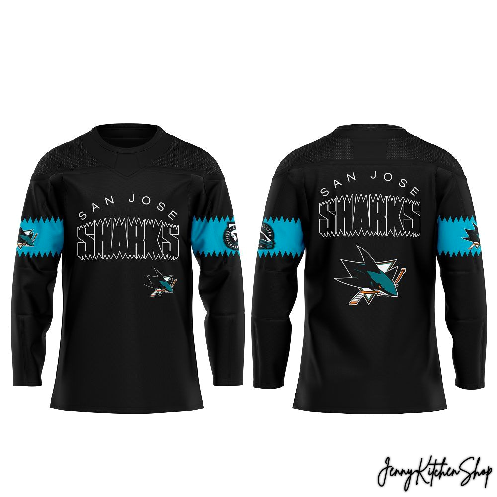 San Jose Sharks 2026 Our Latest Sharks Black Jersey