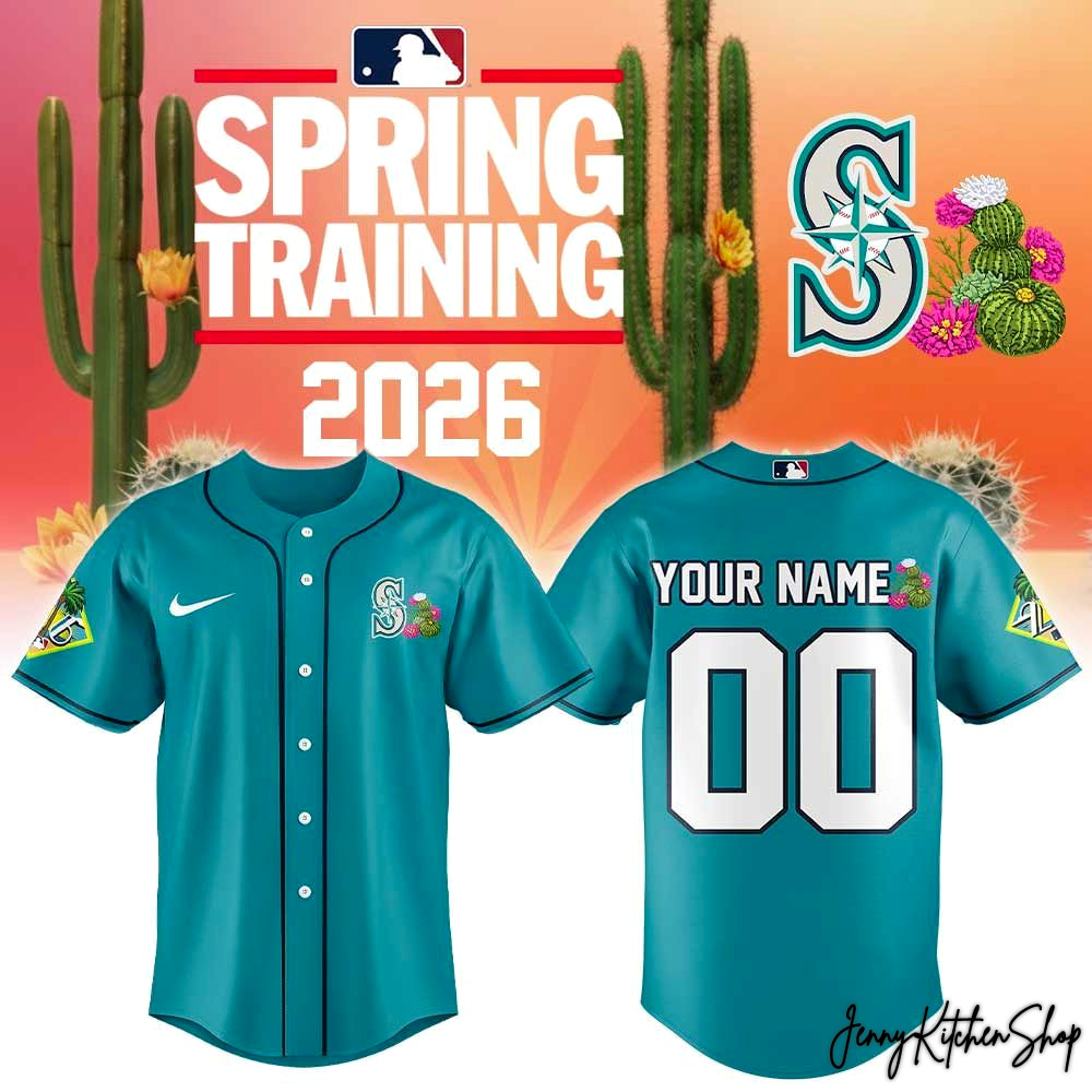 Seattle Mariners 2026 Spring Training Custom Jersey