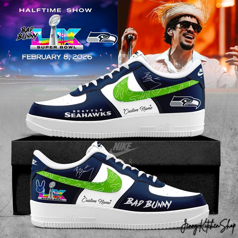 Seattle Seahawks x Bad Bunny 2026 Super Bowl LX Champs Sneakers
