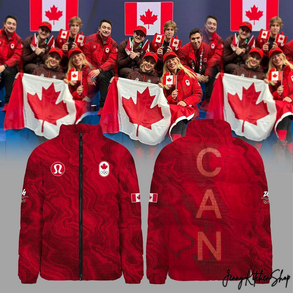 Team Canada 2026 Milano Cortina Collar Puffer Jacket Team Canada 2026 Milano Cortina Collar Puffer Jacket