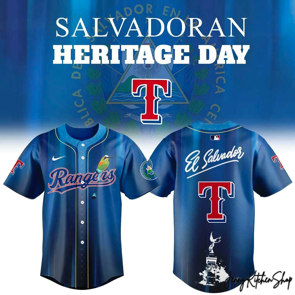 Texas Rangers Salvadoran Heritage Day 2026 Jersey