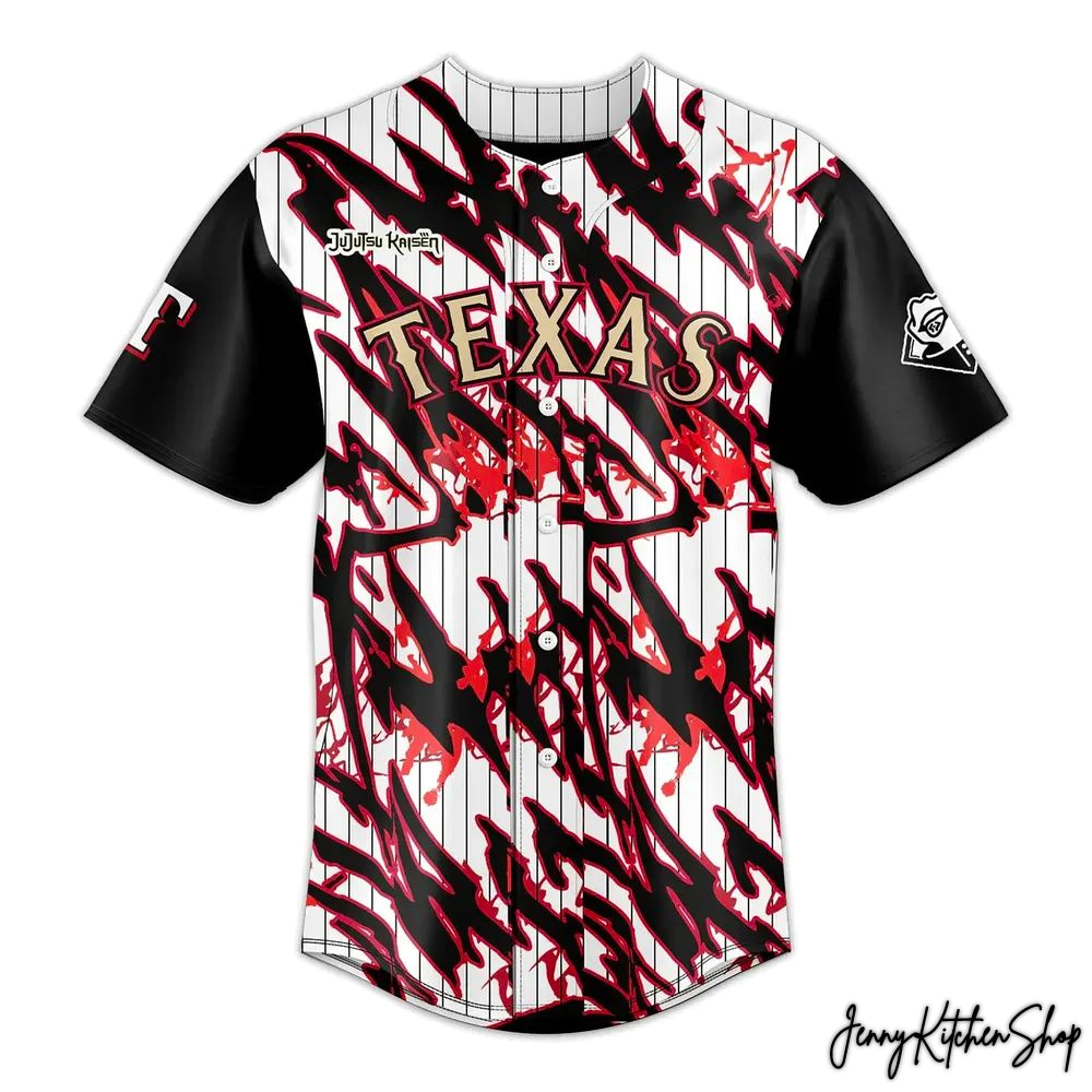 Texas Rangers Theme Night Itadori Kaisen 2026 Limited Jersey