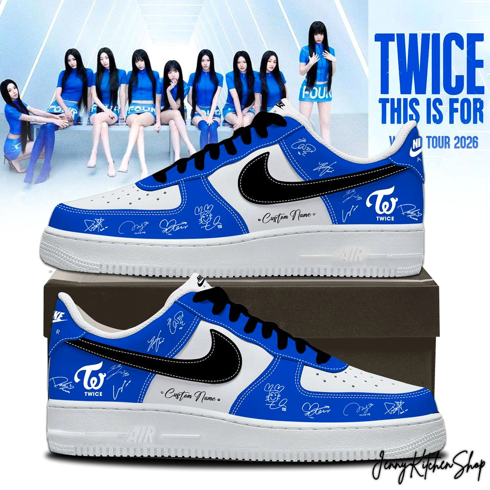 Twice This Is For World Tour 2026 Limited Blue Sneakers Twice This Is For World Tour 2026 Limited Blue Sneakers