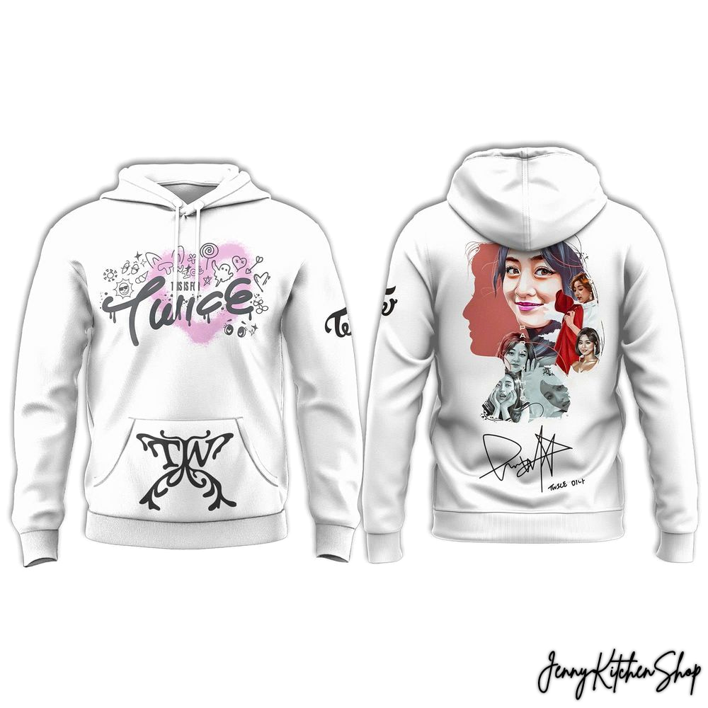 Twice This Is For World Tour in 2026 Signature Art Graphic Hoodie