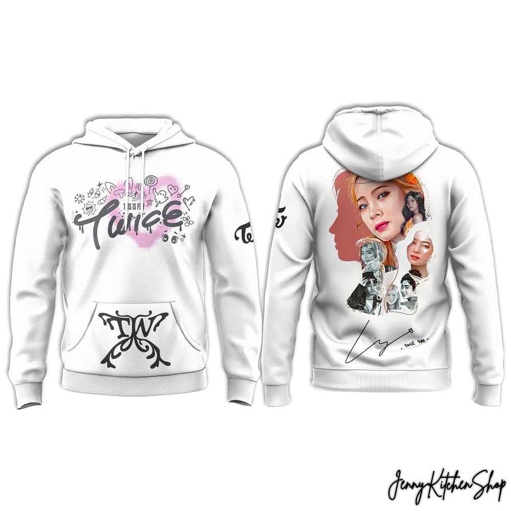 Twice This Is For World Tour in 2026 Signature Art Graphic Hoodie