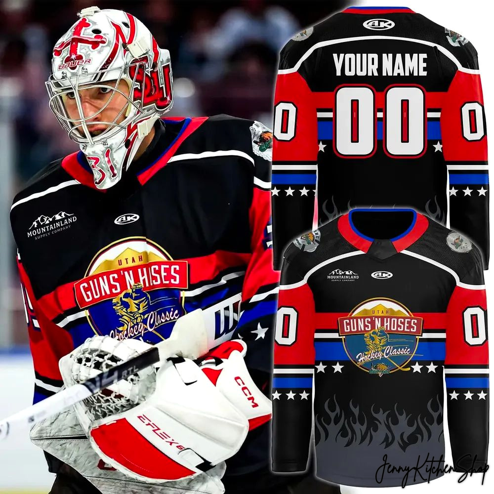 Utah Grizzlies 2026 Guns 'N Hoses Limited Hockey Jersey