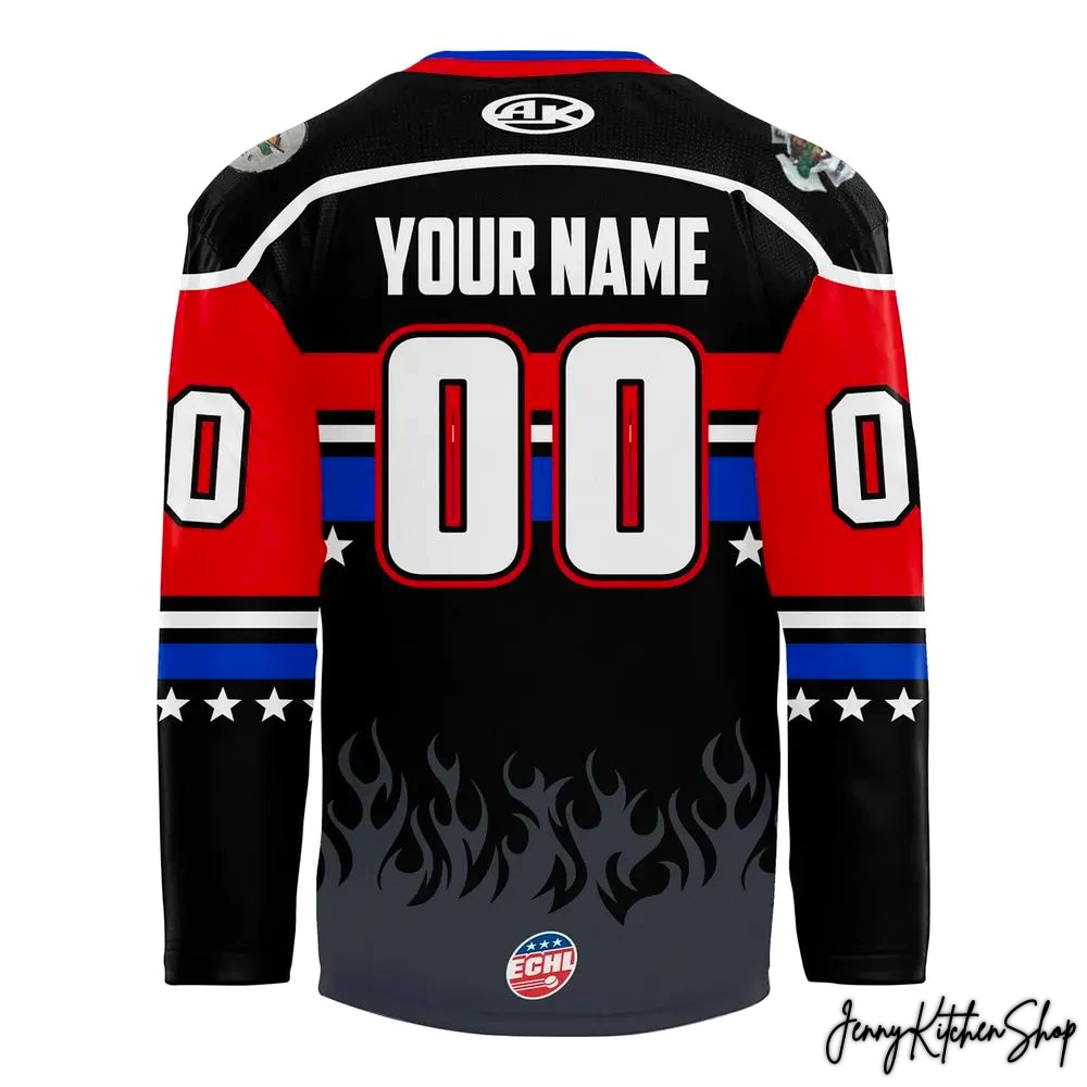 Utah Grizzlies 2026 Guns 'N Hoses Limited Hockey Jersey