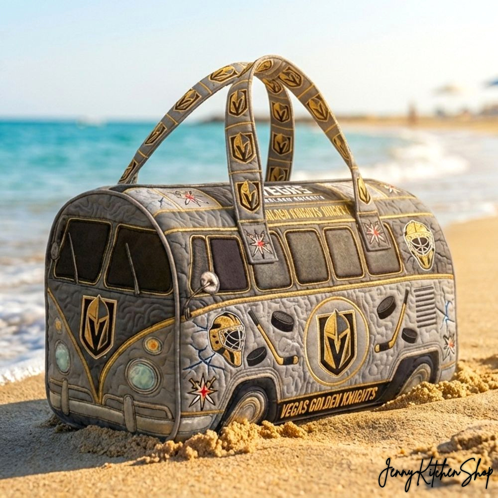 Vegas Golden Knights Vintage Bus Limited Duffle Bag