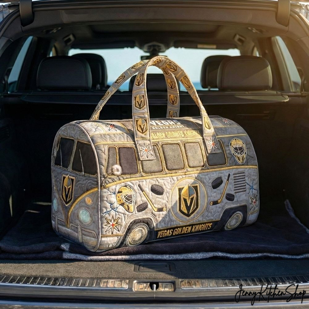 Vegas Golden Knights Vintage Bus Limited Duffle Bag